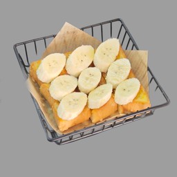 ปังปิ้ง เนยนม+กล้วย