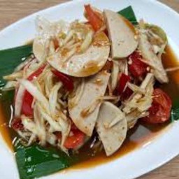 ตำปลาร้าหมูยอ