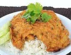 ข้าวไข่เขียวหมูสับ