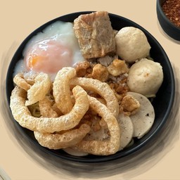 บะหมี่หยกคลุก - ซอสโบราณ