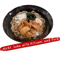 No.87 Soba With Egg and Pork