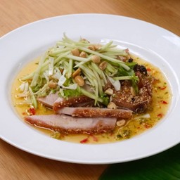 Grilled Pork Neck Spicy  Salad