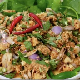 ลาบกุ้งสับ