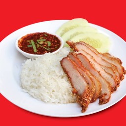 ข้าวคอหมูย่าง