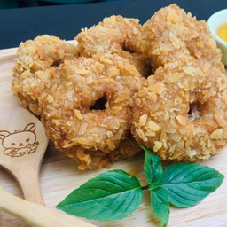 ทอดมันกุ้งโดนัท 3 ชิ้น De