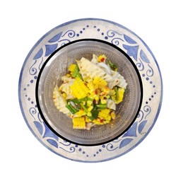 ยำข้าวโพดไก่ยอ