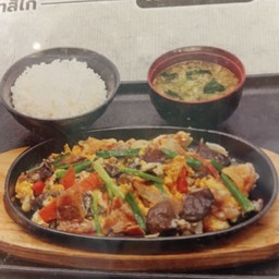 เซตเห็ดหูหนูผัดไข่