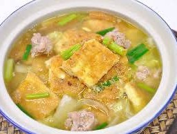 แกงจืดไข่น้ำ หมูสับ