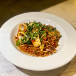 มาม่าต้มยำทะเลผัดแห้ง