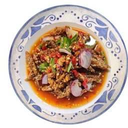 ยำปลากรอบ