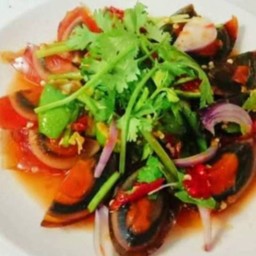 ยำไข่เยี่ยวม้า(2ใบ)