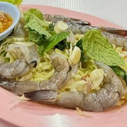 กุ้งแช่น้ำปลา+(น้ำจิ้มซีฟู๊ด 2 ถุง)