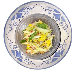 ยำข้าวโพดมะม่วง