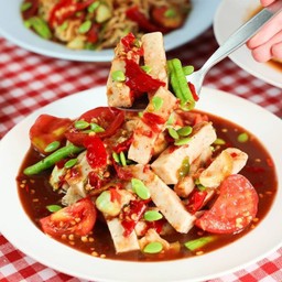 Vietnamese sausage mix with Shrimp paste and Fermented fish sauce