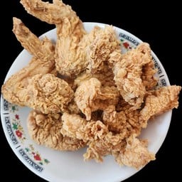 กะเพรา,หมูกรอบ,ไก่กรอบ - สามพี่น้อง สันต้นดู่ สันต้นดู่
