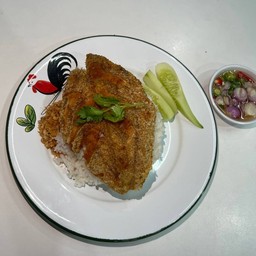 ข้าวหน้าปลาเก๋าแกะ