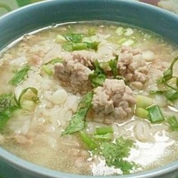 ข้าวต้มหมูสับ