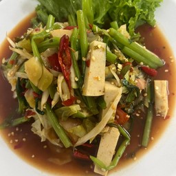 ตำผักรวมหมูยอ