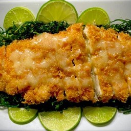 ไก่ทอดครีมซอสมะนาว