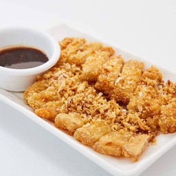 สามชั้นทอดน้ำปลา