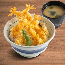 ข้าวหน้ากุ้งเทมปุระ