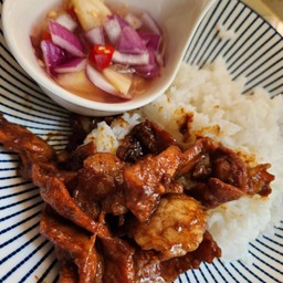 ข้าวหน้าหมูกะปิ.