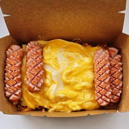 Samyang+ไส้กรอก+ชีส+ไข่ข้น+สาหร่าย