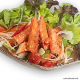 ยำปูอัดซีฟู้ด