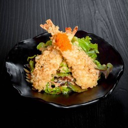 สลัดกุ้งเทมปุระ