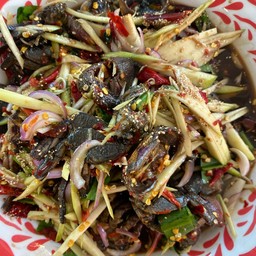 ตำมะม่วงปูจืด ปู3-4ตัว