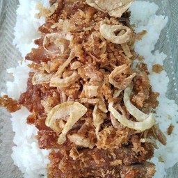 ข้าวหมูสามชั้น+สันนอก