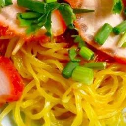 บะหมี่หมูแดง แห้ง