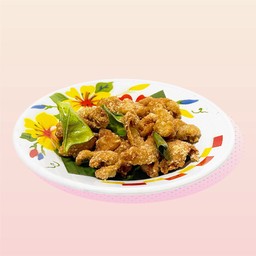 หนังไก่ทอด