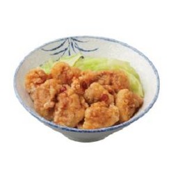 ข้าวหน้าไก่ทอดราดซอสนัมบัง