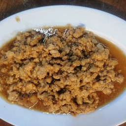 หมูสับรวนเค็มหวาน