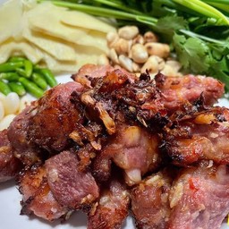 แหนมซี่โครงทอด