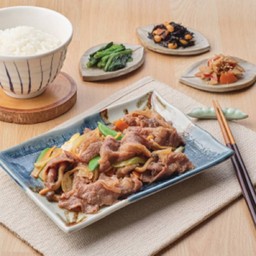Sauteed Beef with Sukiyaki Sauce in Japanese Style