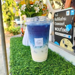 นมสดอัญชัน