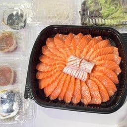 ซาซิมิ500กรัม นอร์เวย์ พร้อมเครื่องเคียง