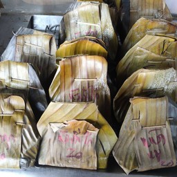 หมกไก่ใส่หัวปลี