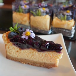 บลูเบอร์รีชีสเค้กแบบอบ