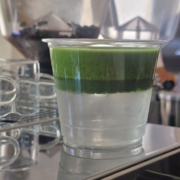 Matcha With Coconut Juice