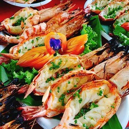 กุ้งม้าลายย่าง ครึ่งกก