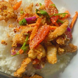 ข้าวยำไก่แซ่บ