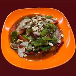 ตำเส้นเล็กหมูยอ