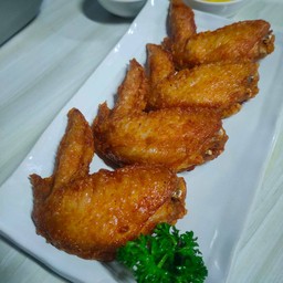 ปีกไก่ทอดซอสมัสตาร์ด