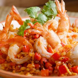 กุ้งคั่วพริกเกลือ