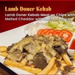 Lamb Donner Kebab on Chips
