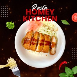 [อร่อยซ่ากับโค้ก] ข้าวหน้าไก่ทอดซอสทงคัตสึ +  โค้ก ออริจินัล (กระป๋อง) 