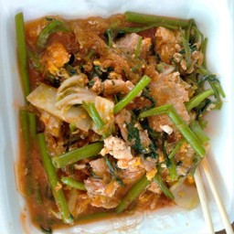 สุกี้แห้งหมู